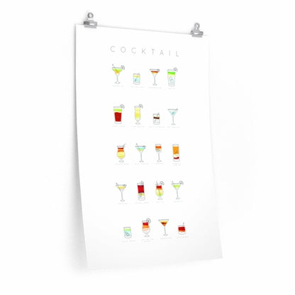 Cocktails Art Poster Decor