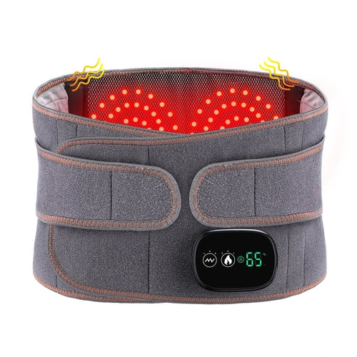 Cinturón Lumbar con Calor y Masaje para la Espalda